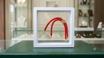 Silver radha krishna letter rakhi