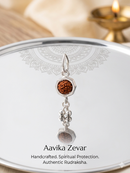 Rudraksha Pendant for Men & Women | rudaraksha Locket | Spiritual Religious Jewellery for Daily Wear & Gift