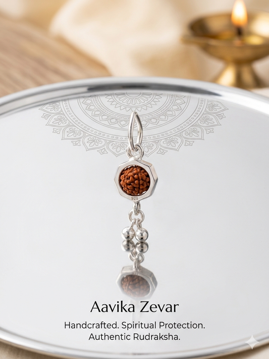 Rudraksha Pendant for Men & Women | rudaraksha Locket | Spiritual Religious Jewellery for Daily Wear & Gift