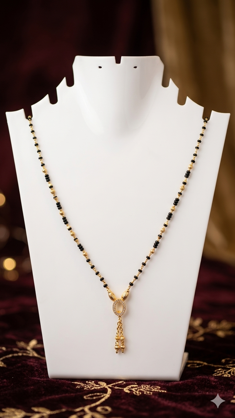 Gold Plated 925 silver Mangalsutra – Modern Protection & Timeless Elegance