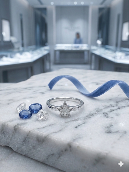 925 Sterling Silver star shape Ring for Women | Elegant Daily Wear Silver Ring