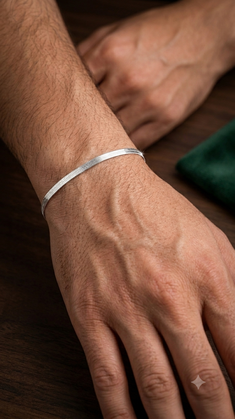 Sterling Silver Snake Chain Bracelet