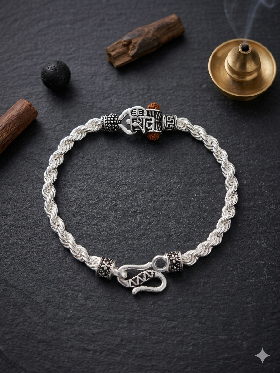 shiv Stylish rope Chain Bracelet for Men