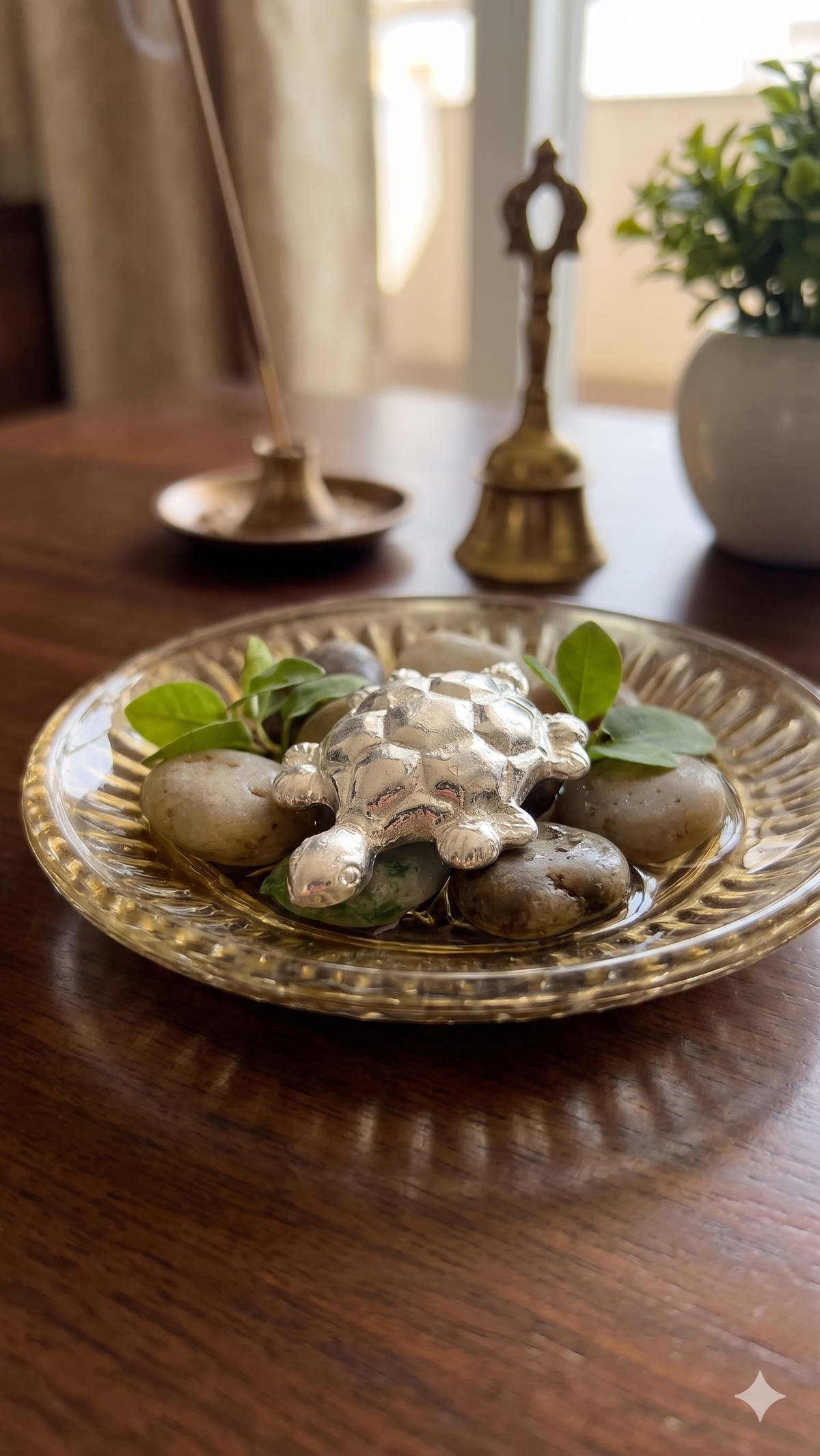 Pure Silver Tortoise (Kurma) Idol for Vastu, Pooja & Good Luck