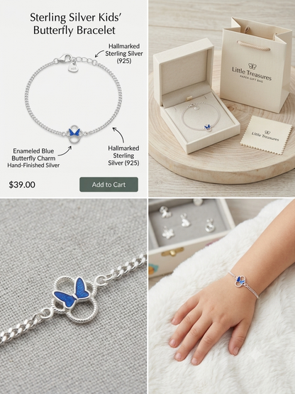 Children's Bracelet in 925 Sterling Silver