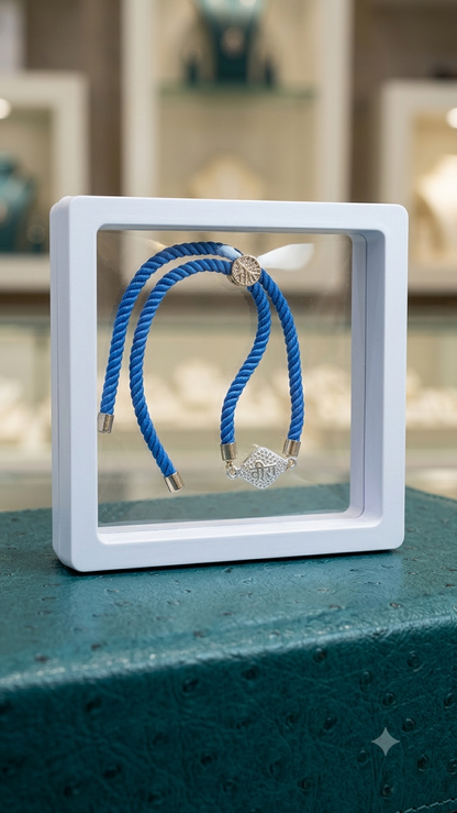 Silver veera rakhi for brother
