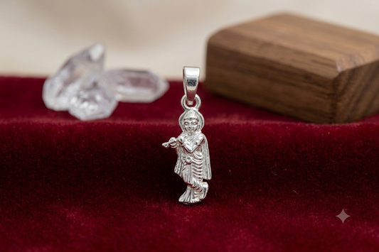 Krishna Pendant for Men & Women | Lord krishna Locket | Spiritual Religious Jewellery for Daily Wear & Gift