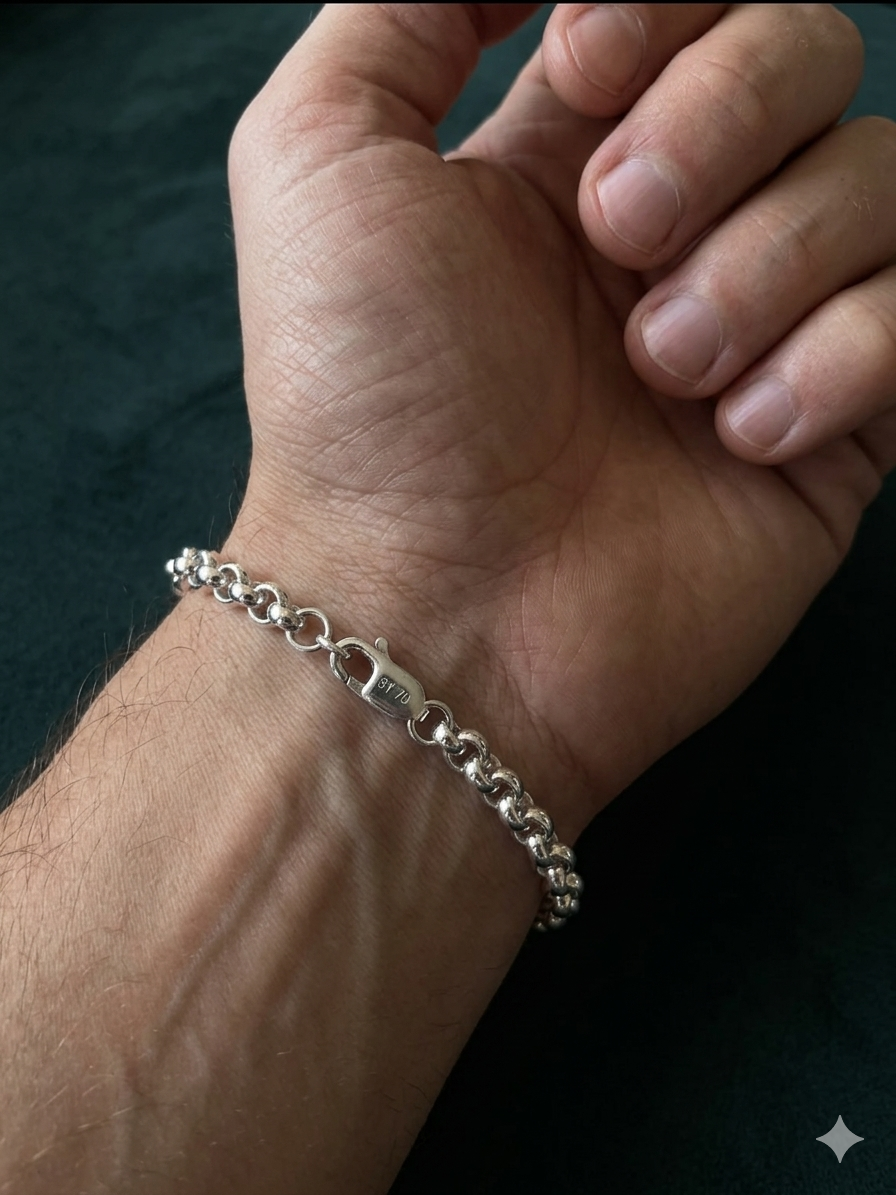 Stylish interlink Chain Bracelet for Men