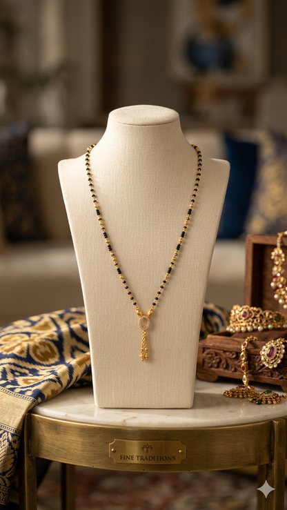 Gold Plated 925 silver Mangalsutra – Modern Protection & Timeless Elegance