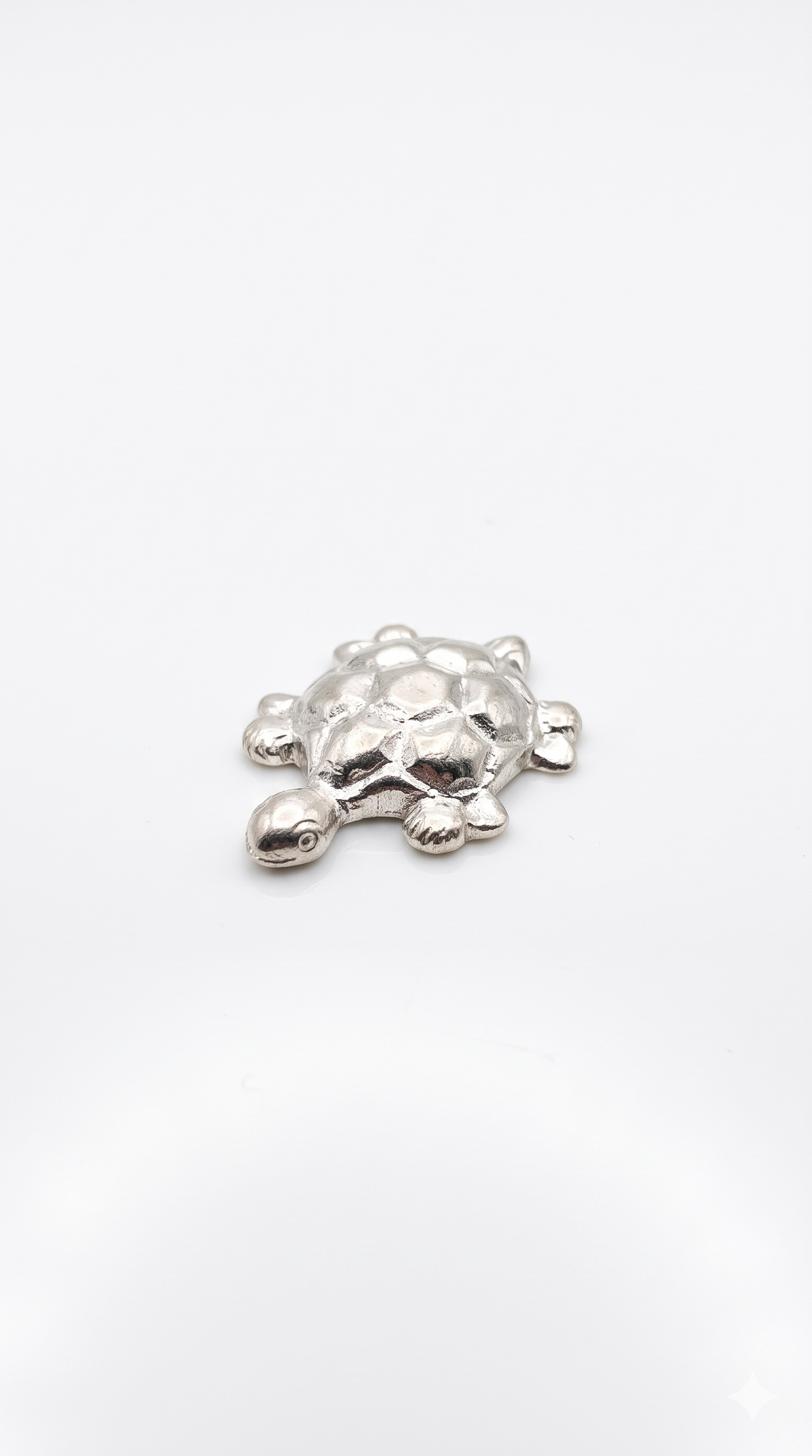 Pure Silver Tortoise (Kurma) Idol for Vastu, Pooja & Good Luck