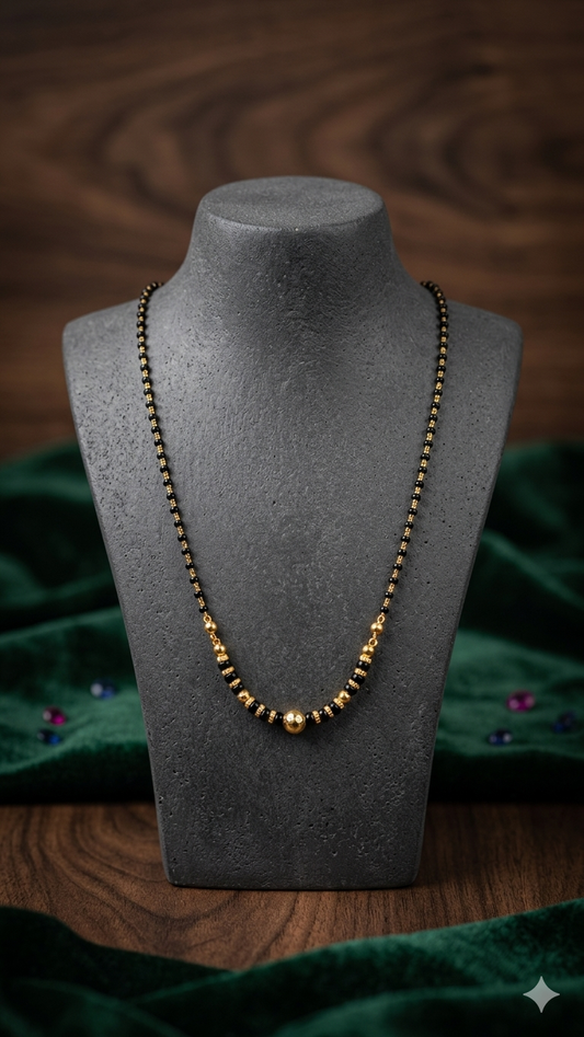 Premium Gold-Plated silver Mangalsutra