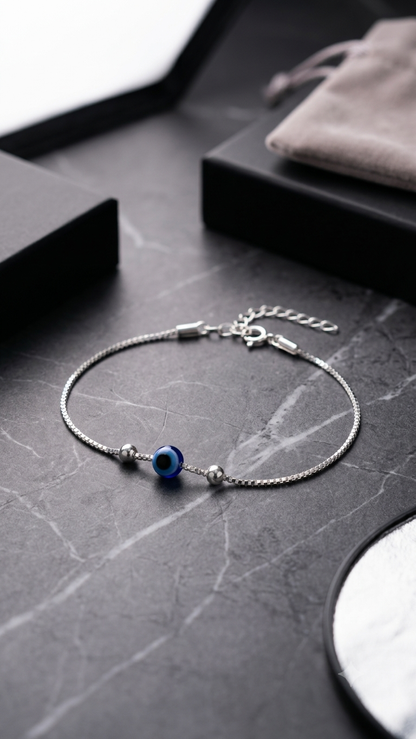 Evil eye 925 Silver Bracelet for Women