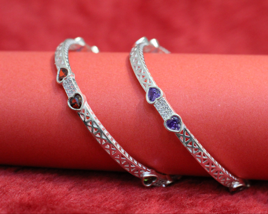 Silver bengles