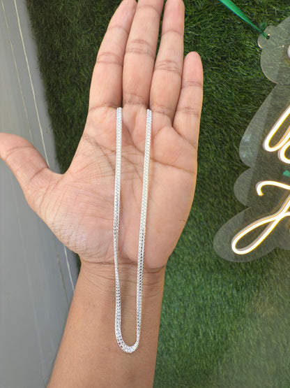 Minimal Silver highway Chain Necklace – Everyday Essential Jewelry