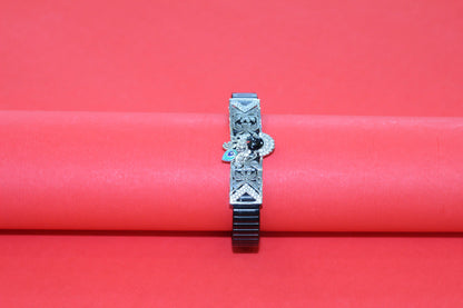 Stylish Rolex-Style Belt with Silver shreenathji – Men's Fashion Accessory