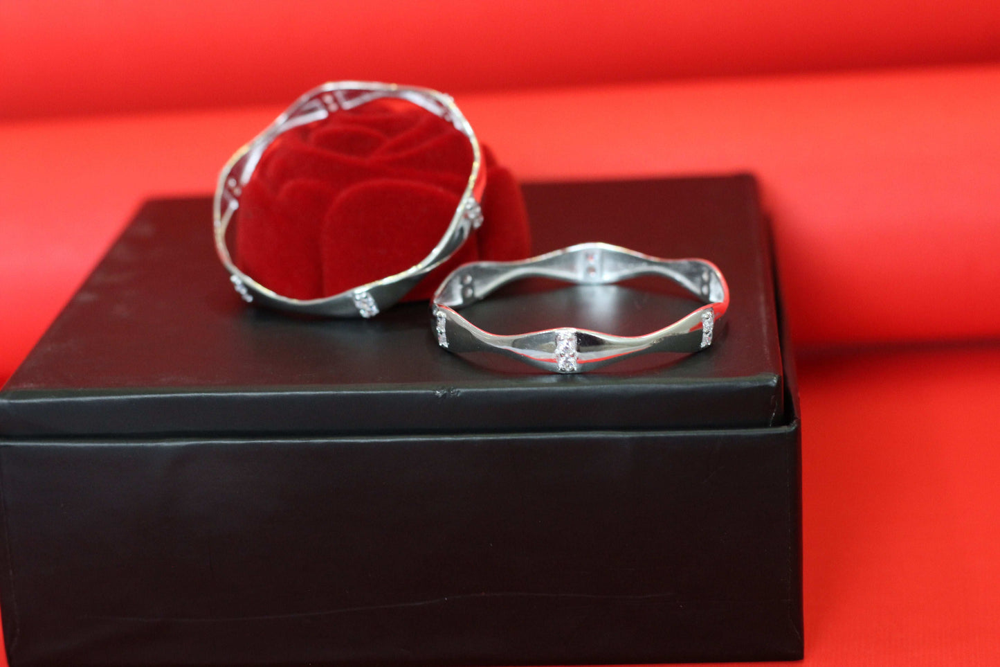 Orbit Spark Silver Bangles for kids
