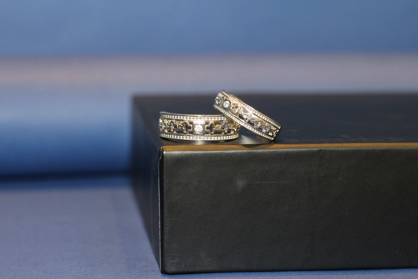 SILVER COUPLE RING