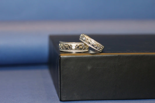 SILVER COUPLE RING