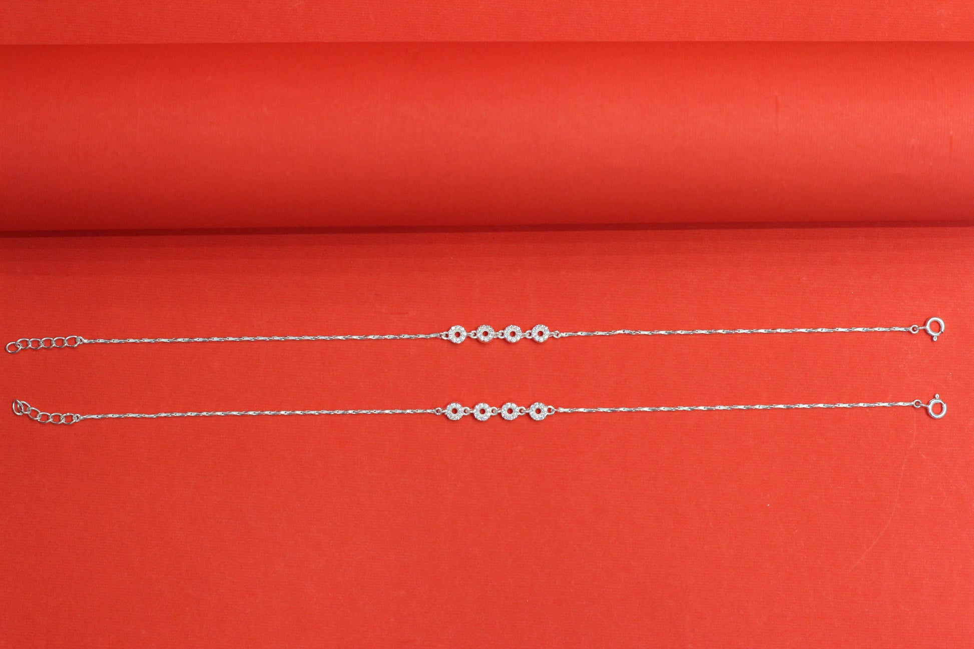 Silver Anklets for Women - Modern Designs