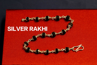 SILVER RAKHI