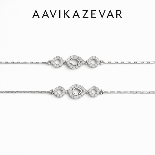 Silver Anklet for Women