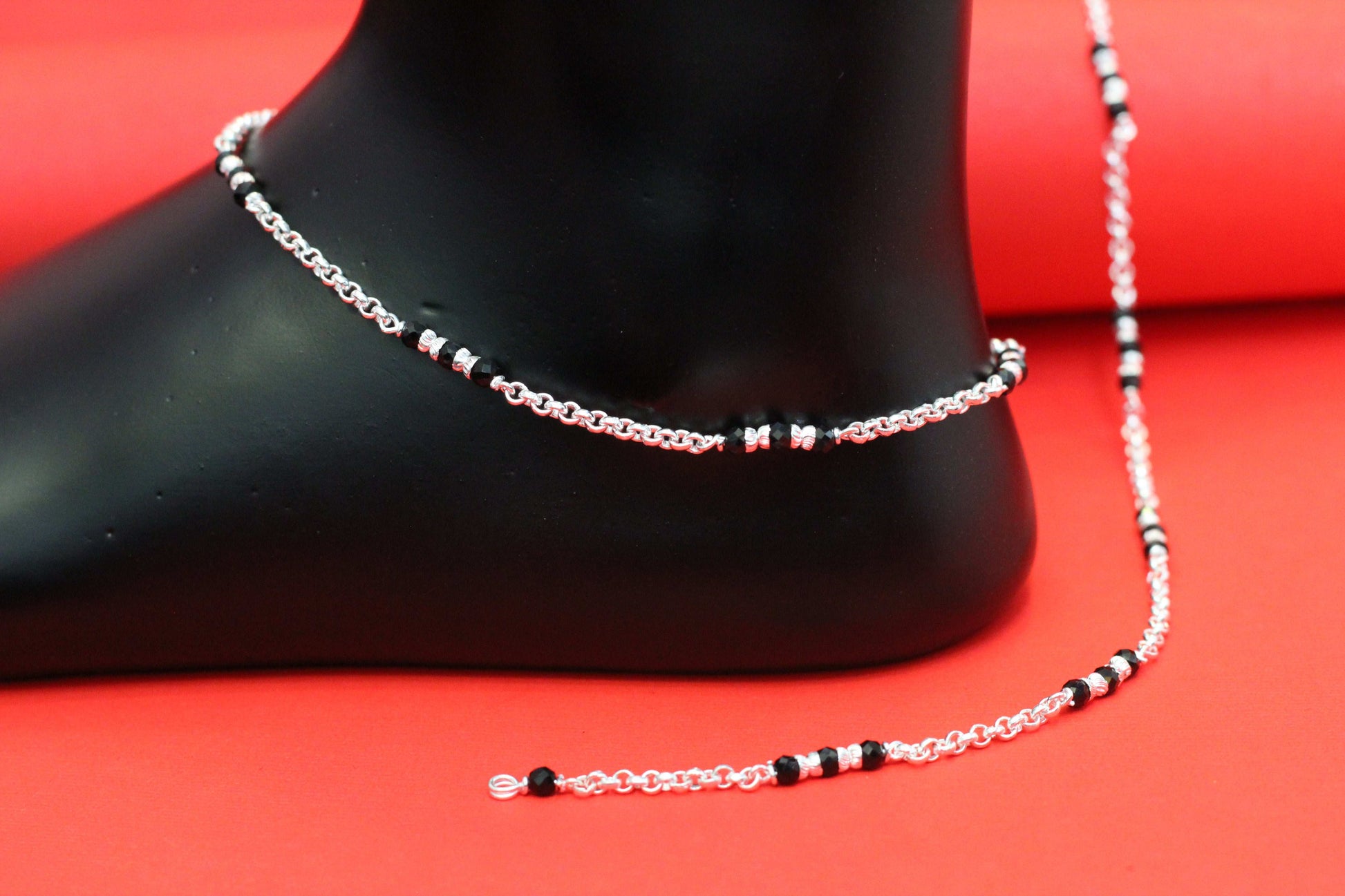 silve anklet