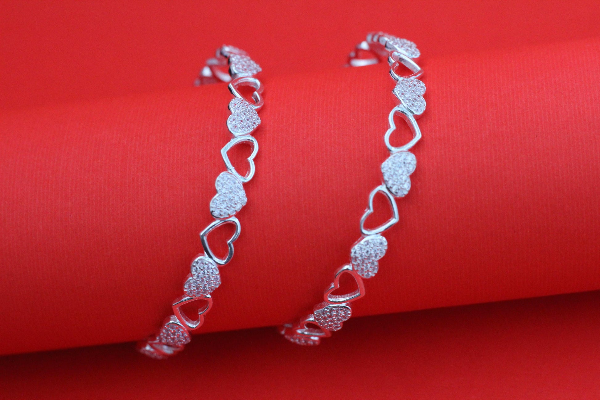 Silver bengles