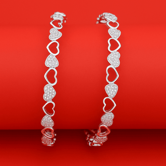 Silver bengles
