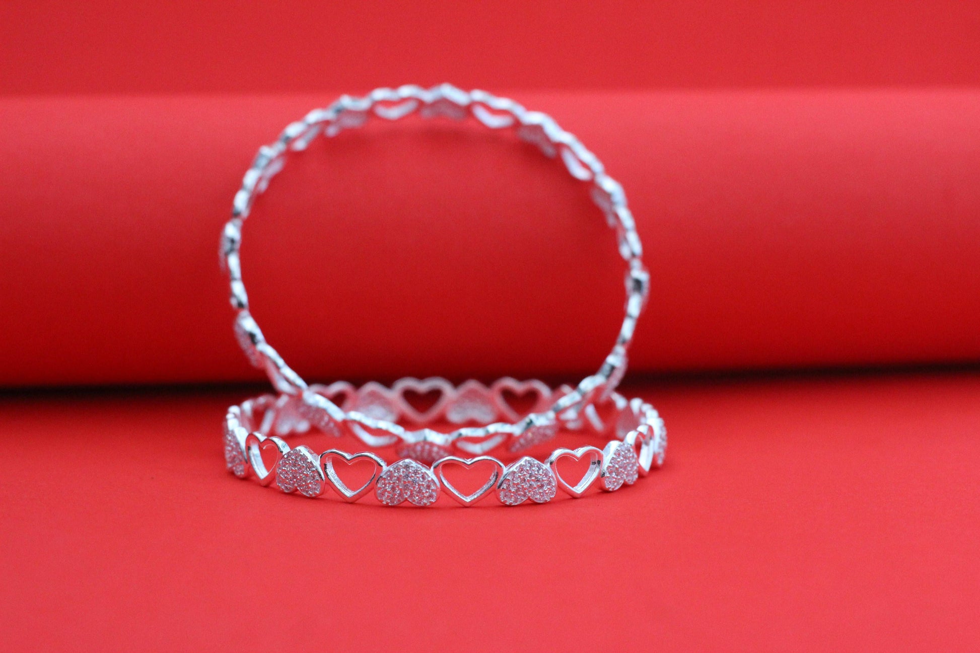 Silver bengles