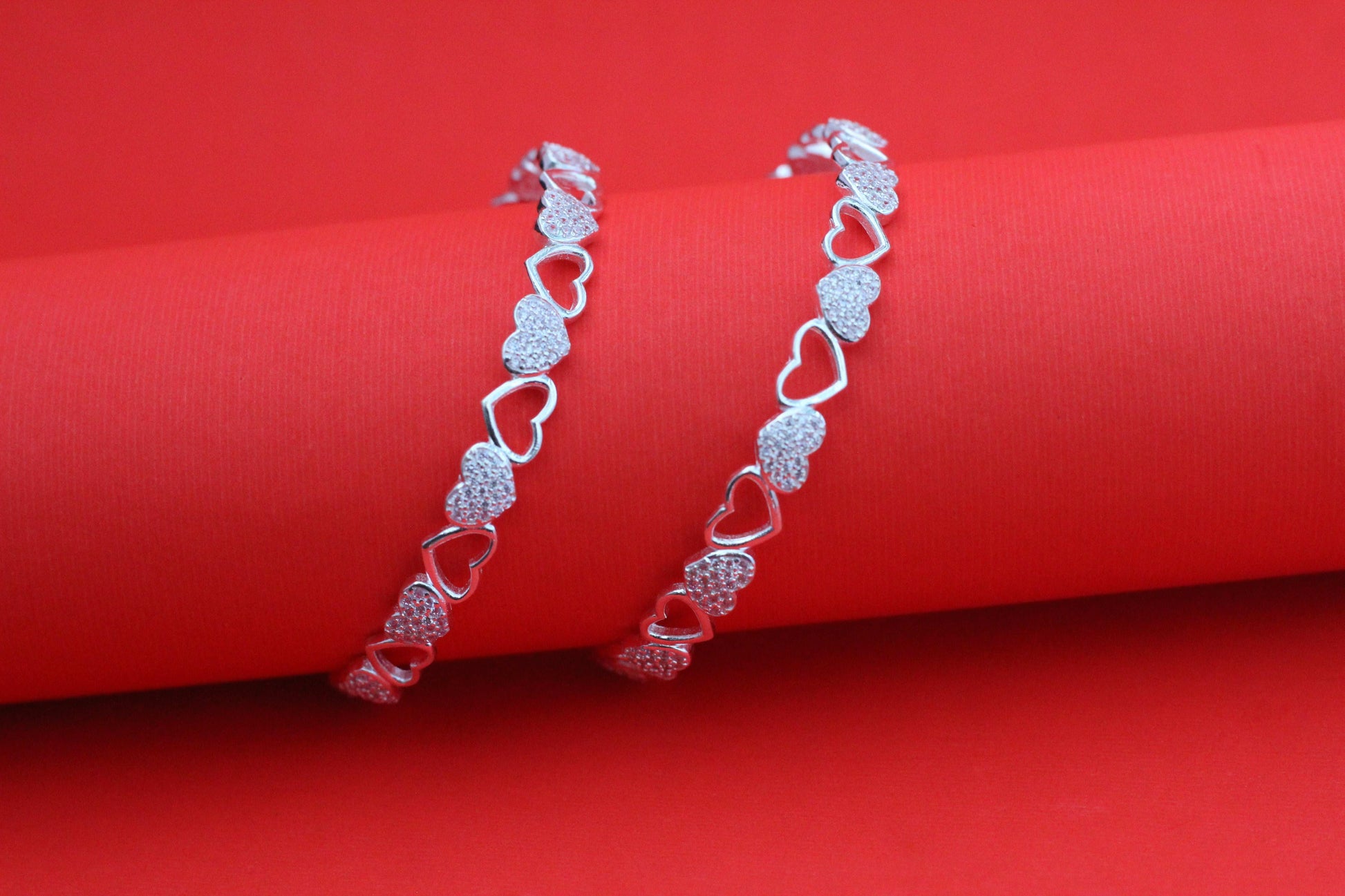 Silver bengles