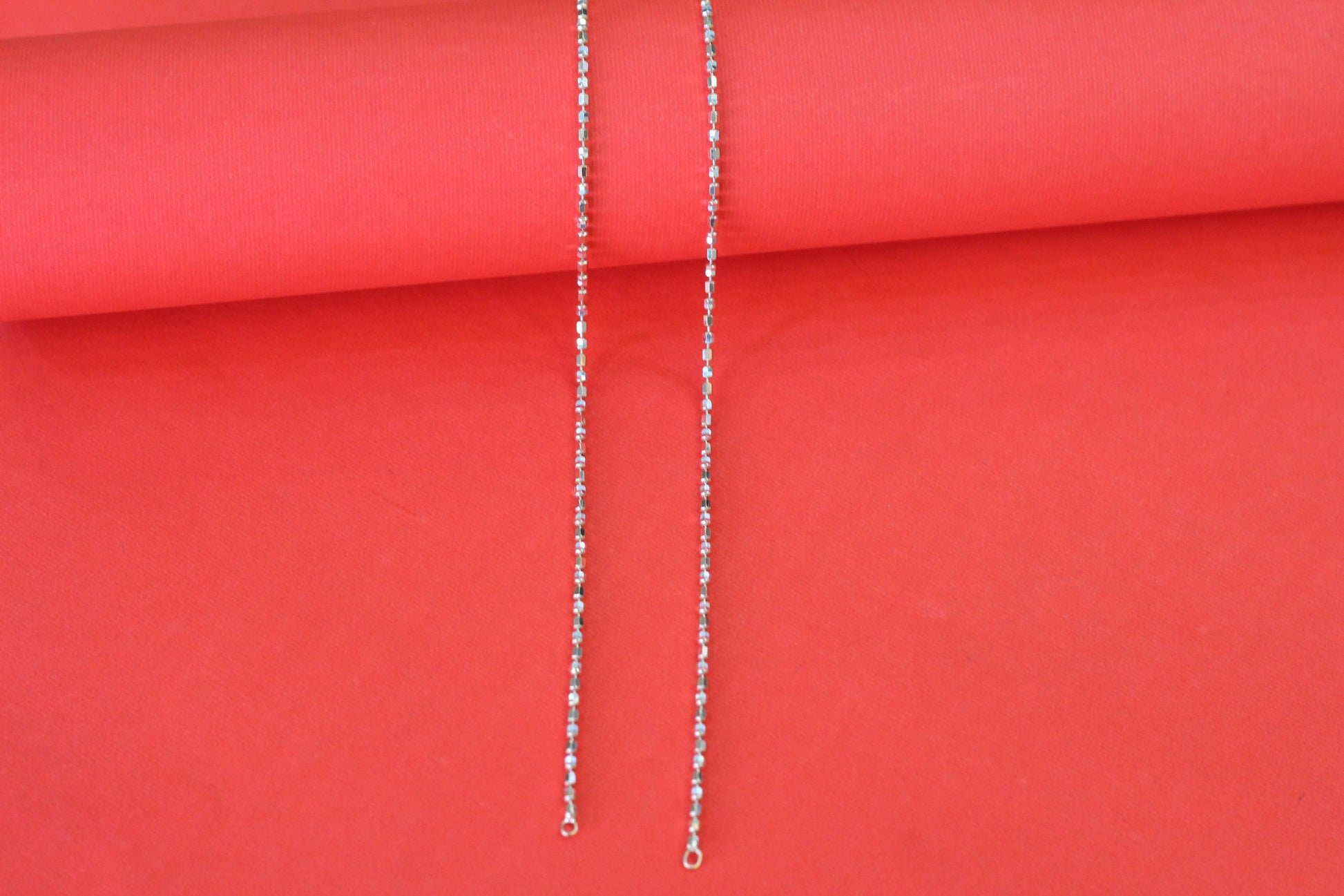 Elegant Rose-Toned Sterling Silver Anklet