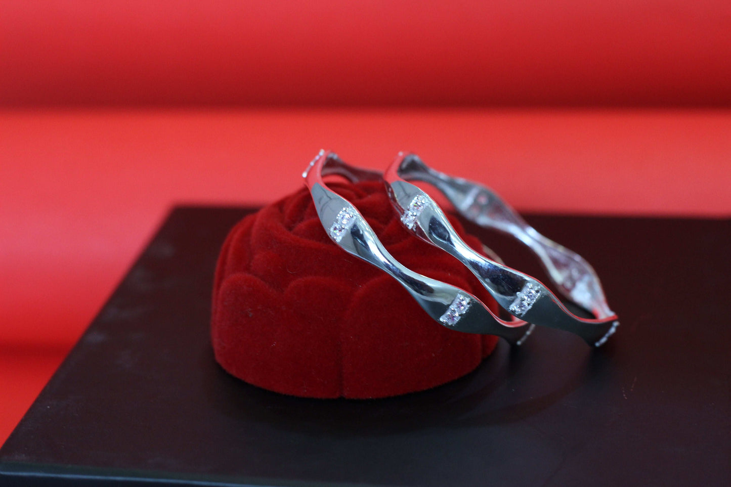 Orbit Spark Silver Bangles for kids