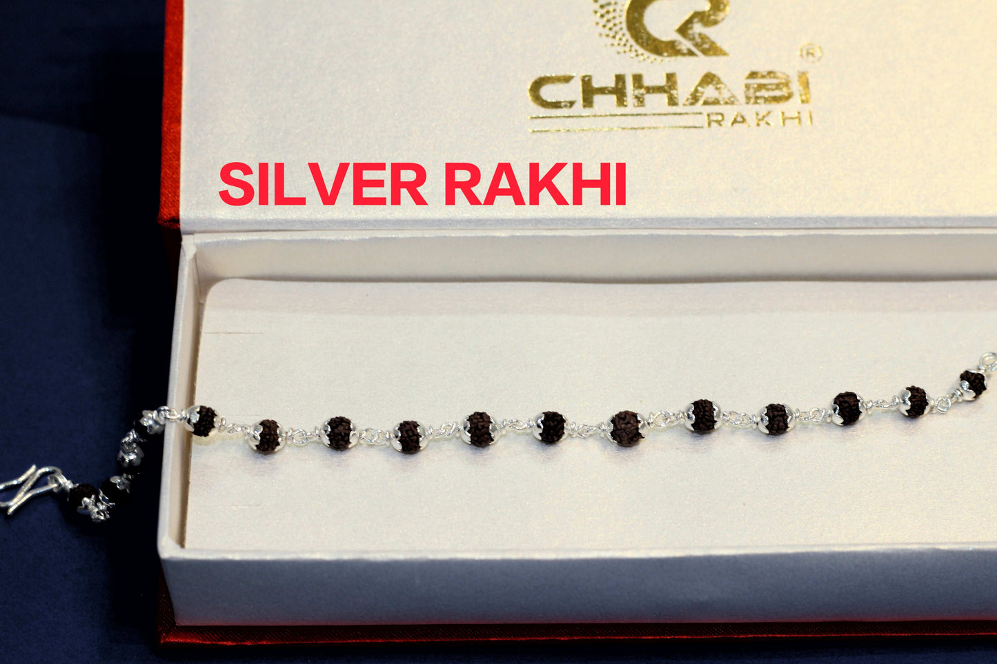SILVER RAKHI