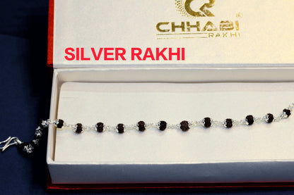 SILVER RAKHI