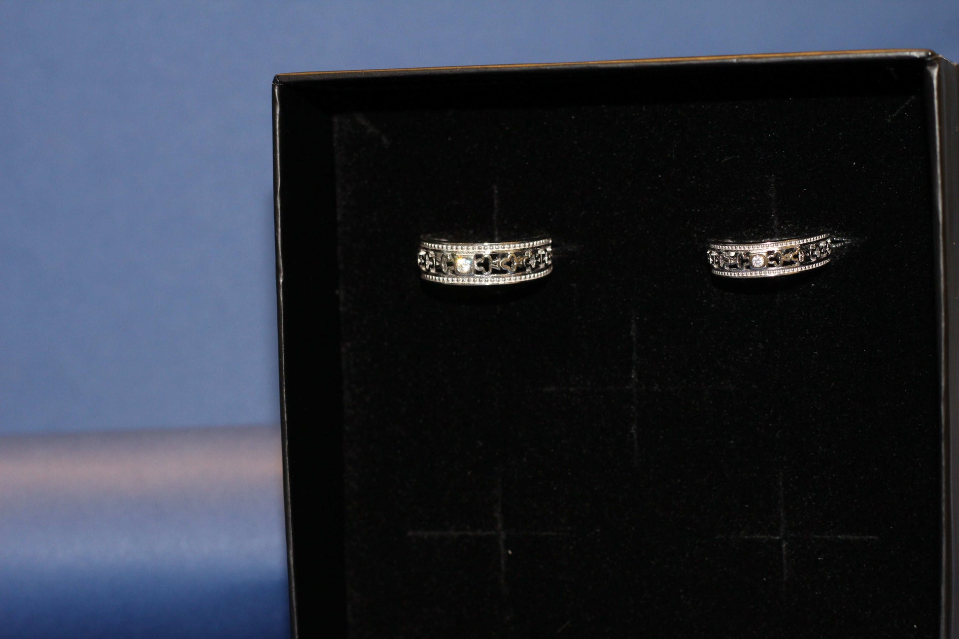SILVER COUPLE RING