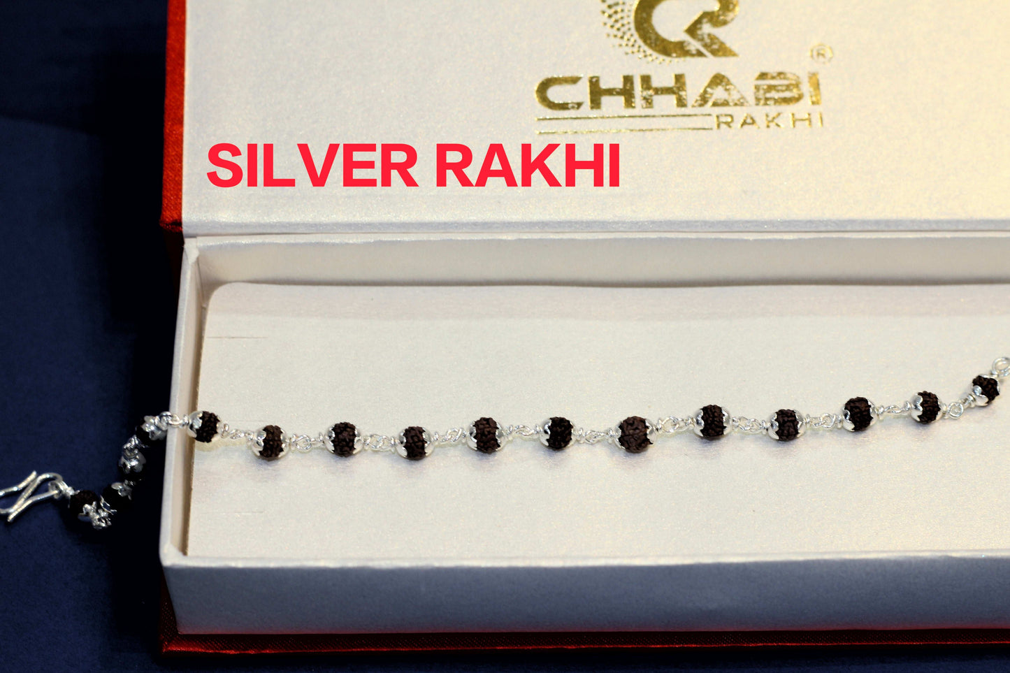 SILVER RAKHI