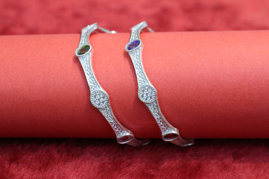 Silver bengles