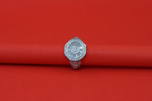 Luxury Italian Sterling Silver Square Ring – Men’s Jewelry