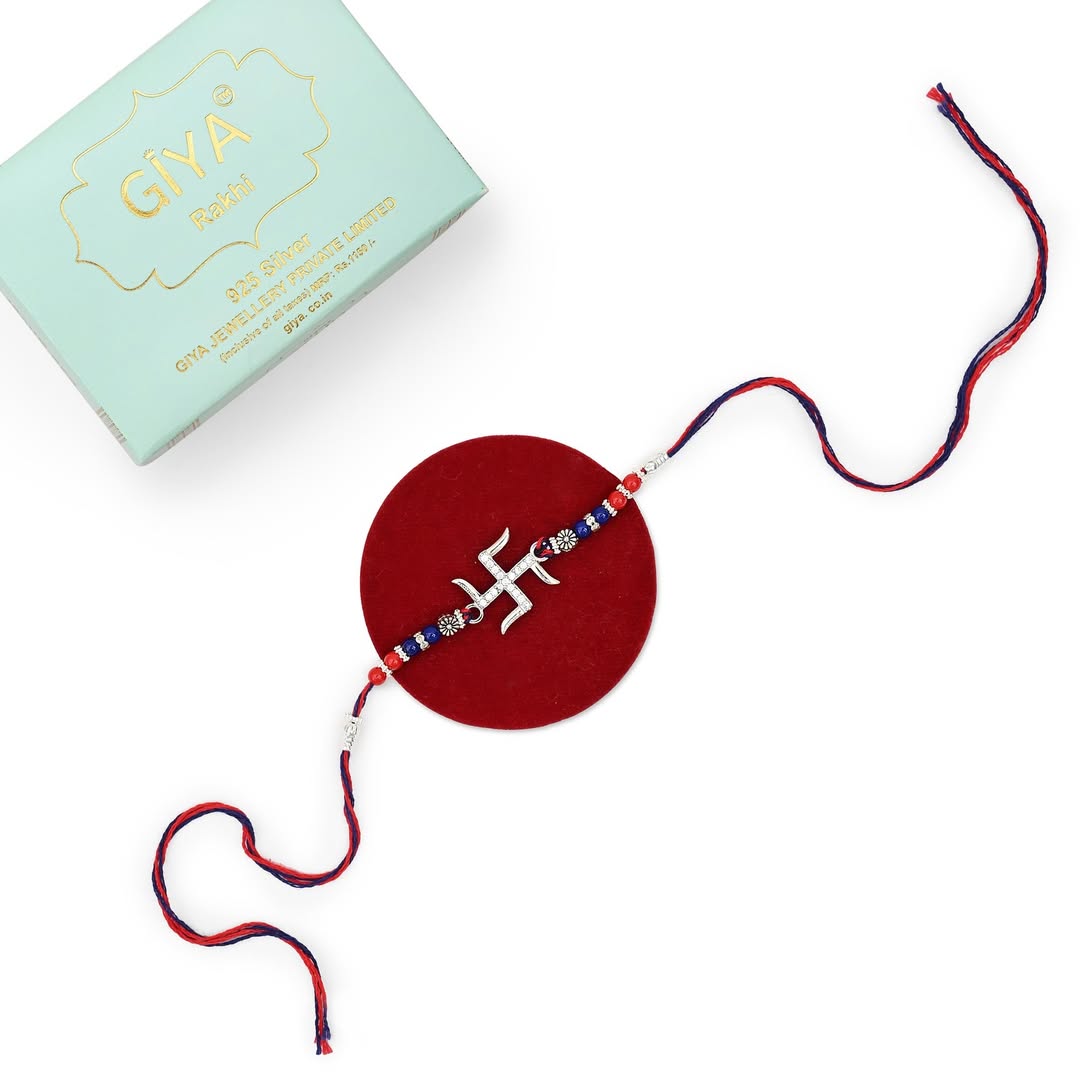 SILVER RAKHI