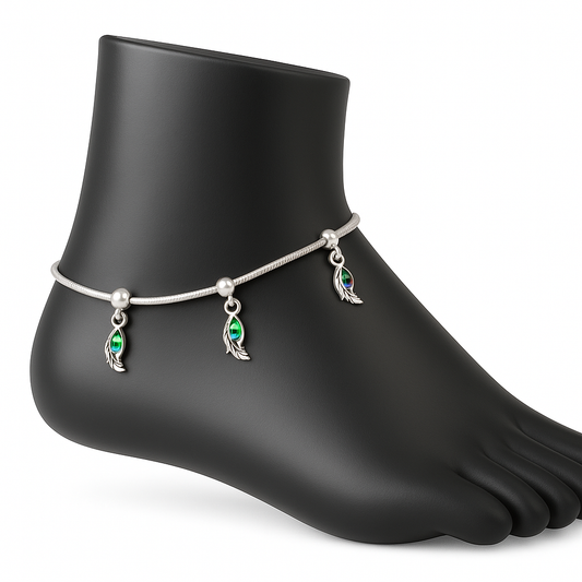 Silver Anklets For Women