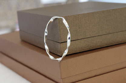 Premium 925 Sterling Silver twisted Kada