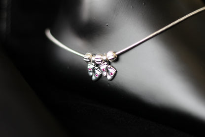 silver anklets for women
