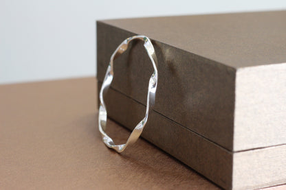 Premium 925 Sterling Silver twisted Kada