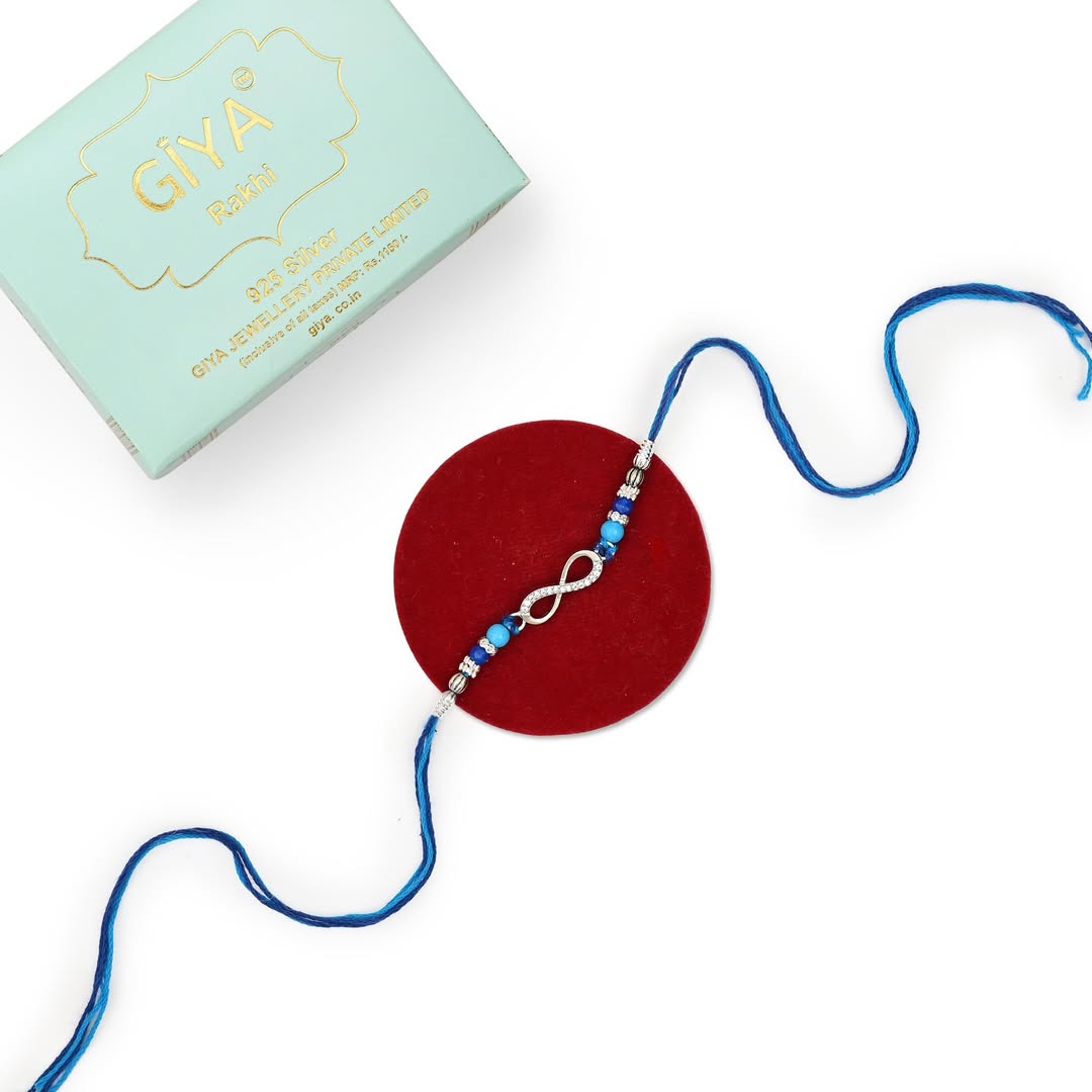 SILVER RAKHI