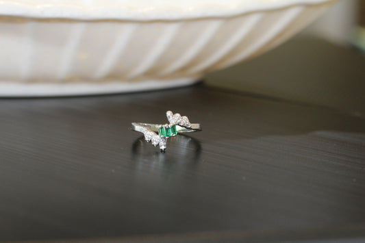 Silver girl's ring