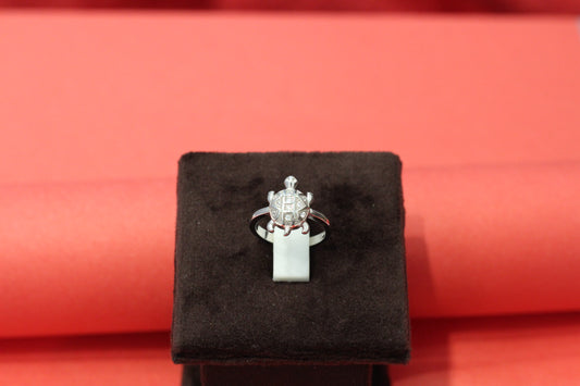 Minimalist Sterling Silver turtle Ring for Girls | Sleek Twist Design Daily Wear Jewelry