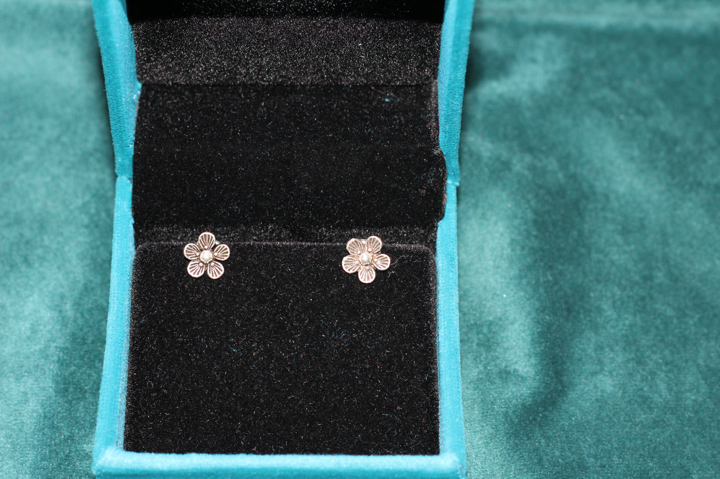 Silver earrings