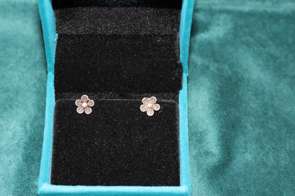 Silver earrings