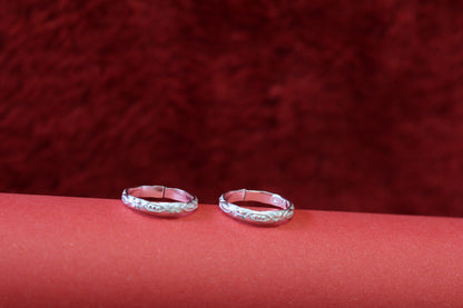 Classic Silver Toe Rings for Women | Traditional Indian Bichiya | Open Adjustable Design