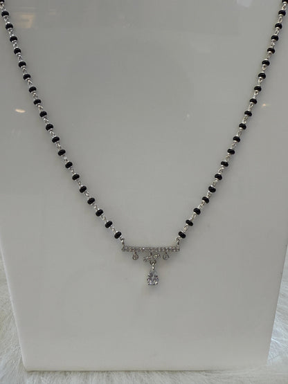 Elegant Silver Mangalsutra